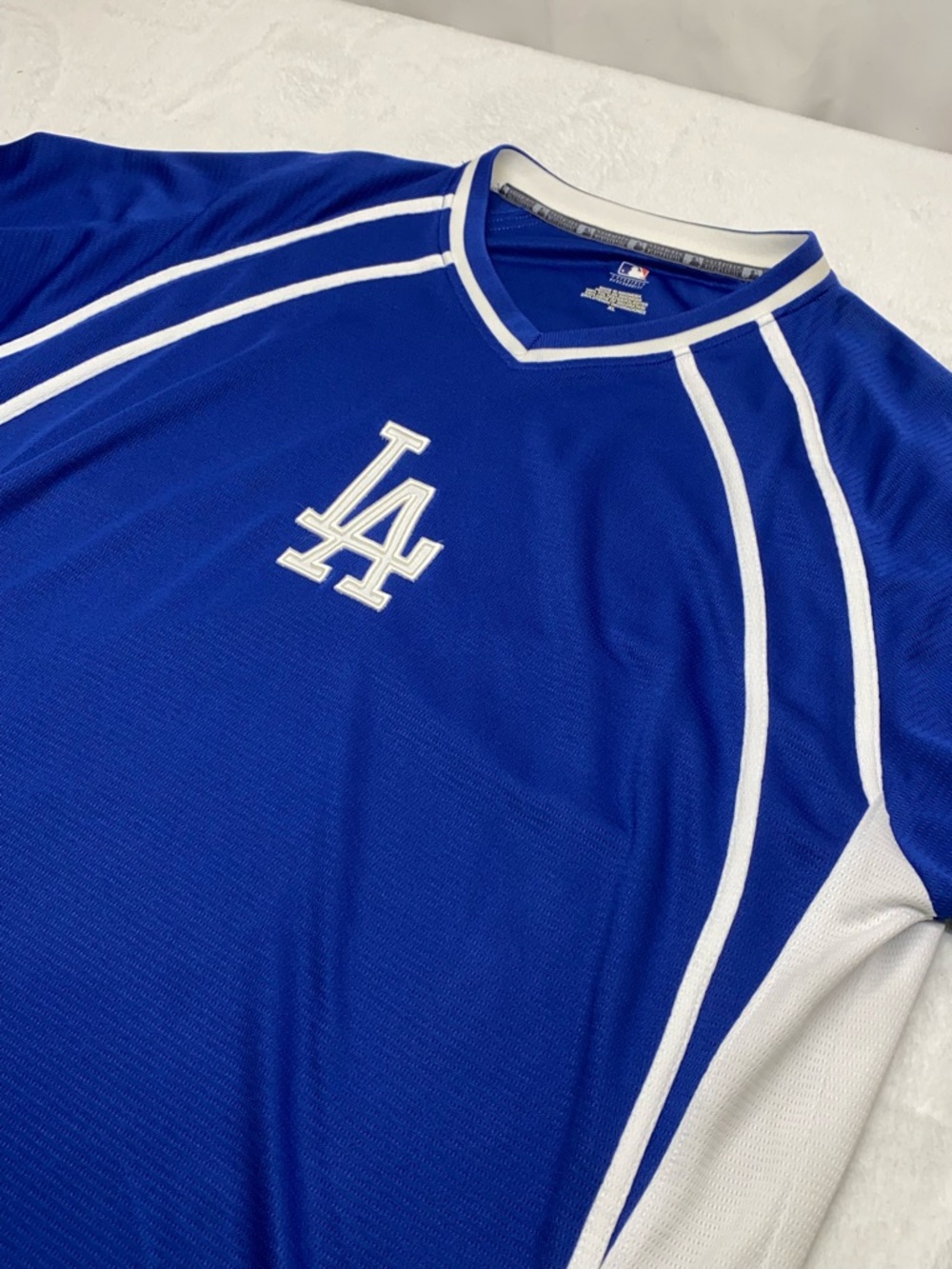 los angeles dodgers MLB V Neck Jersey Shirt Size Xl